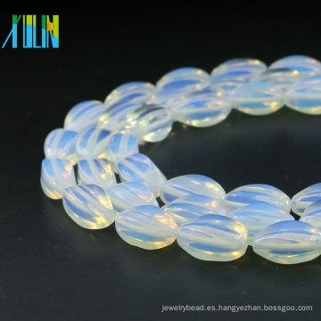 Alta calidad XA0005 Helix Drop Lab creado perlas sueltas de la piedra preciosa de ópalo etíope